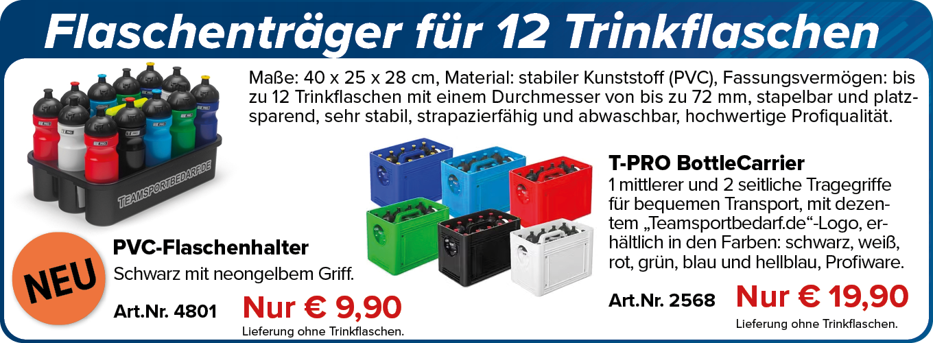 NEU! Flaschenträger für 12 Trinkflaschen