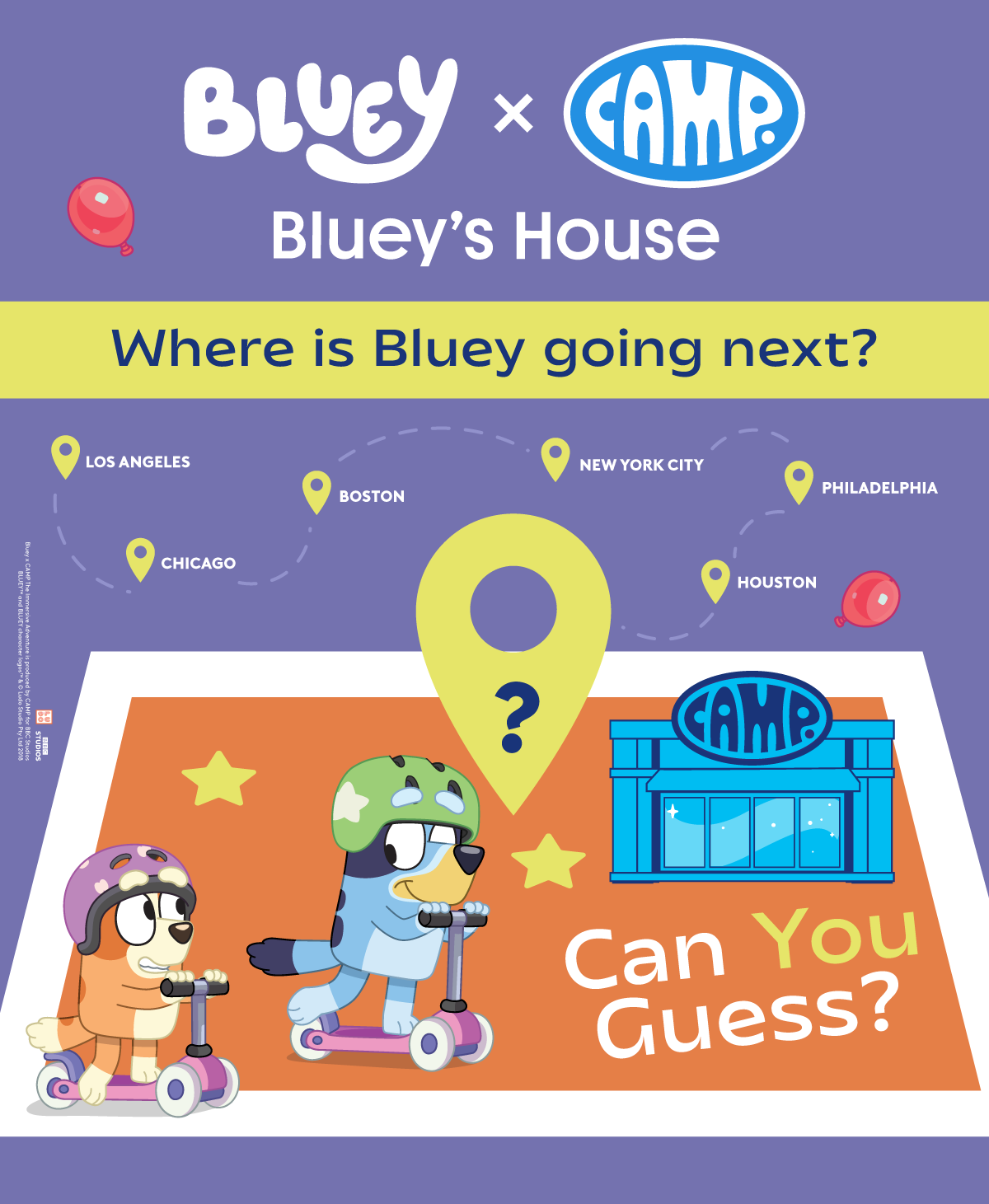 Where is Bluey's House Going to next?