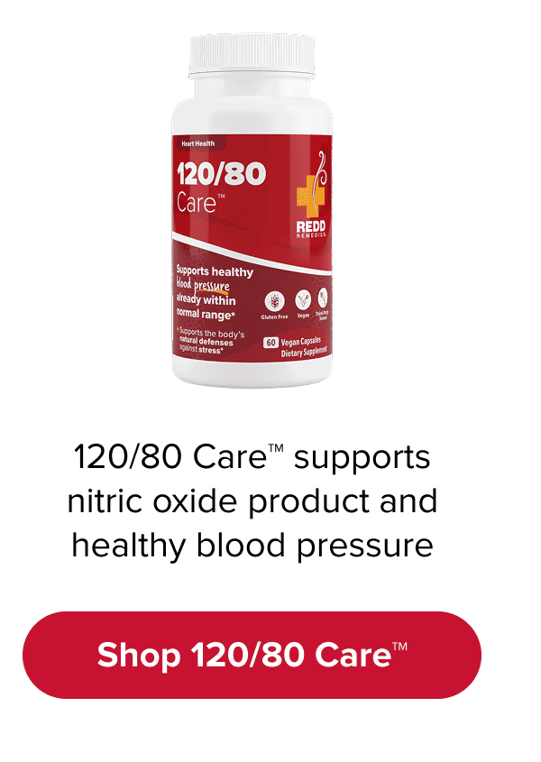 120/80 Care™ supports nitric oxide product and healthy blood pressure | Shop 120/80 Care™