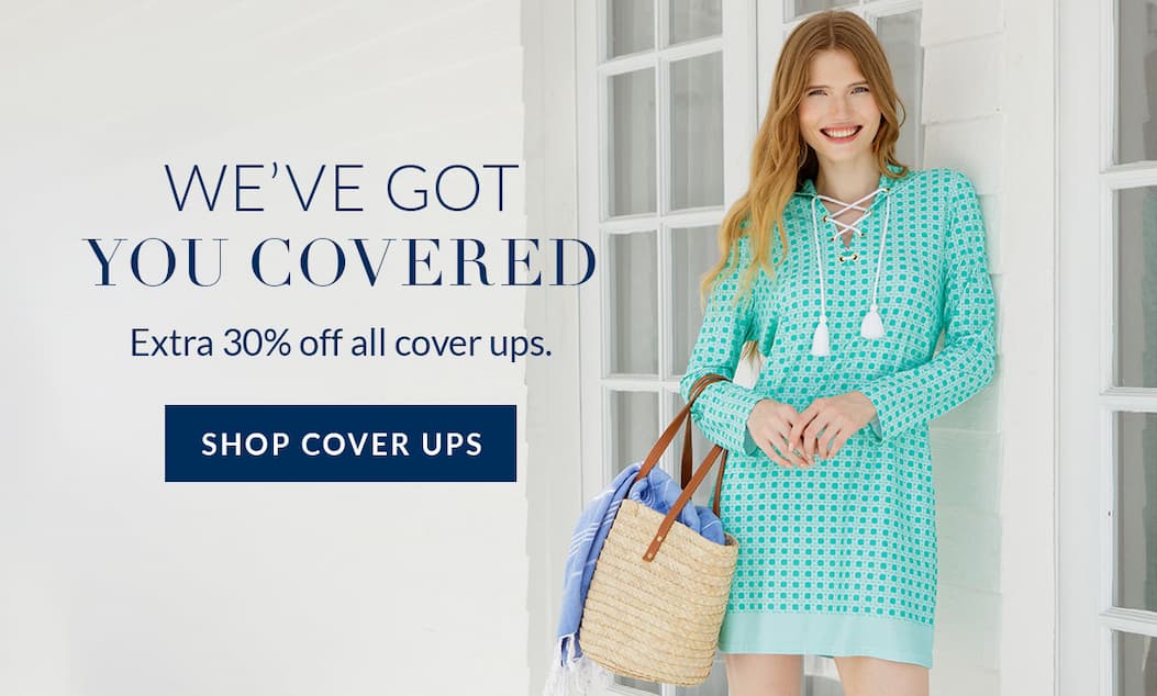 Extra 30% off cover ups