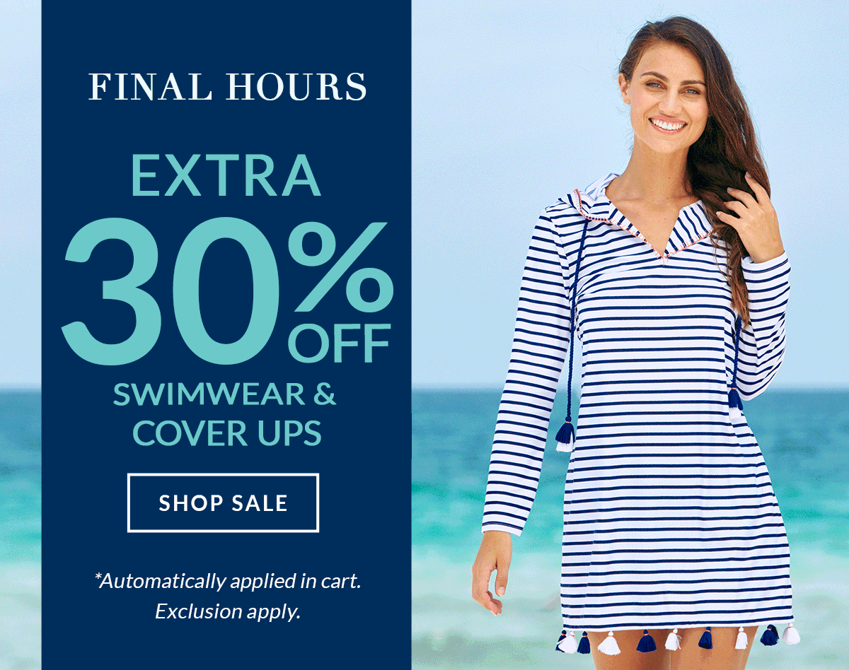Final hours: extra 30% off