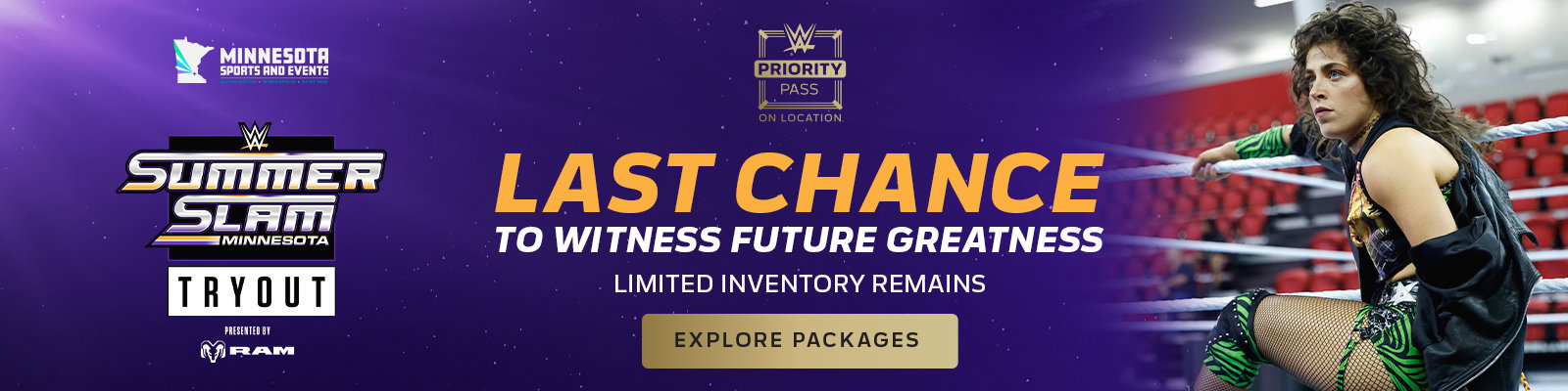 SummerSlam VIP Tryout Package Last Chance