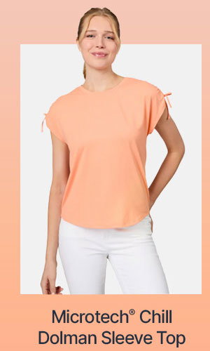 women's microtech chill dolman sleeve top