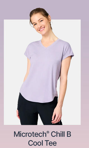 women's microtech chill b cool tee