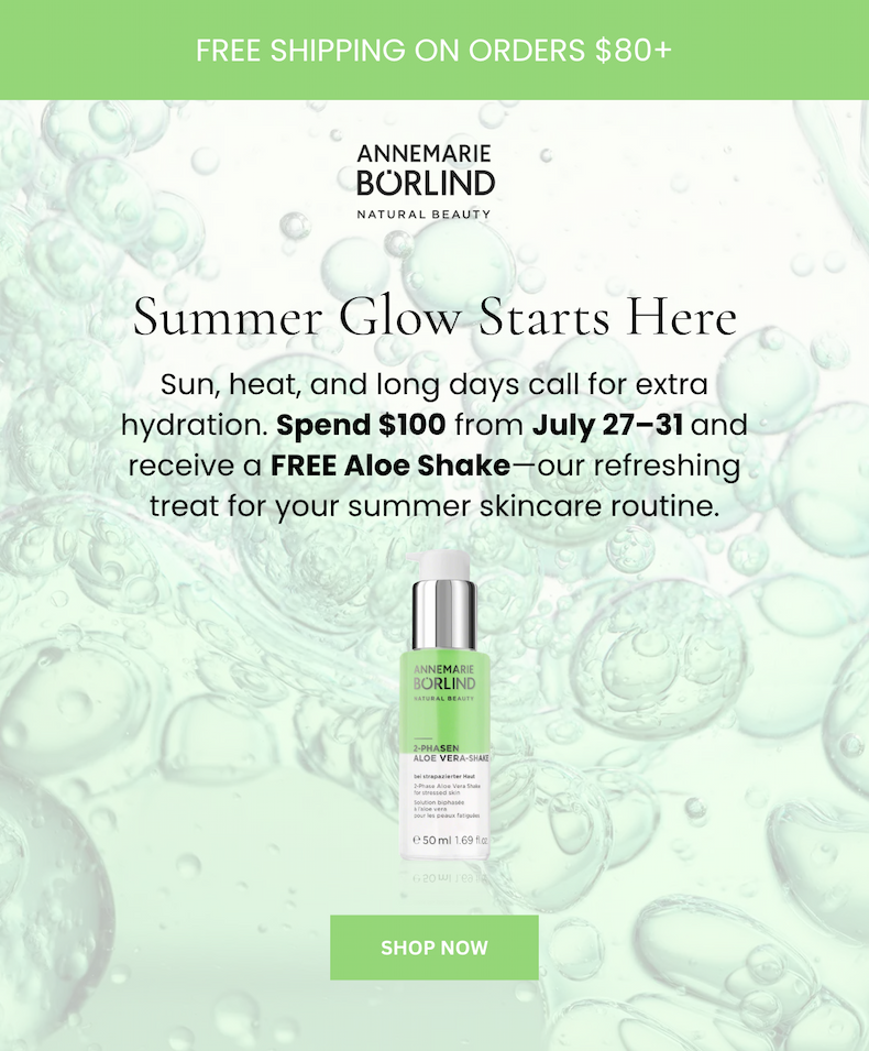 Free Aloe Vera Shake