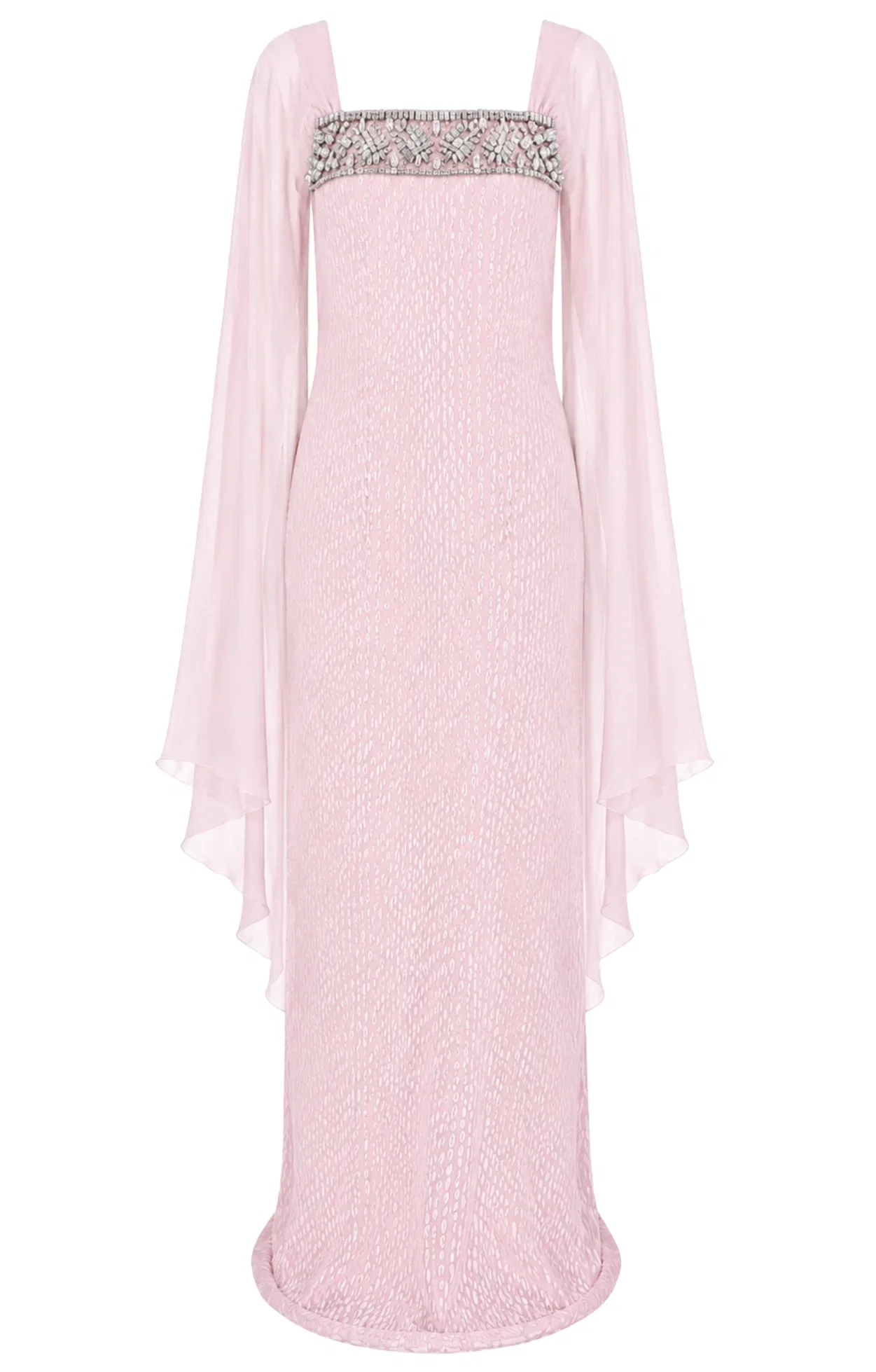 Image of Pyramus Cape Gown - Lilac Rose