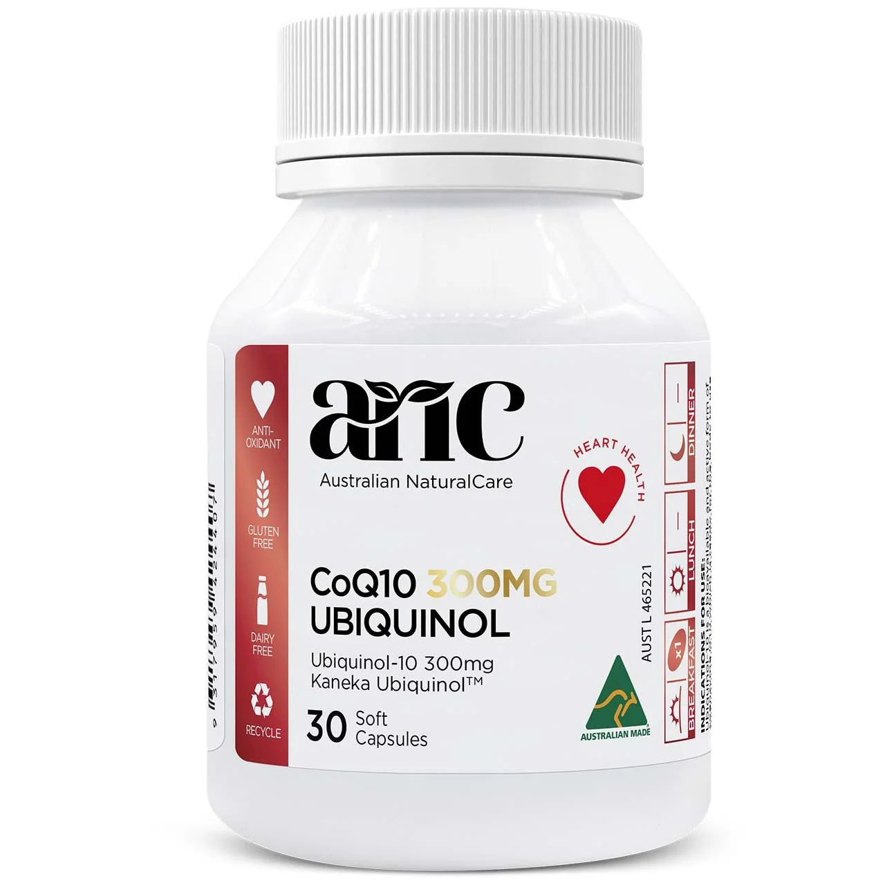 Image of CoQ10 300MG Ubiquinol 30 caps