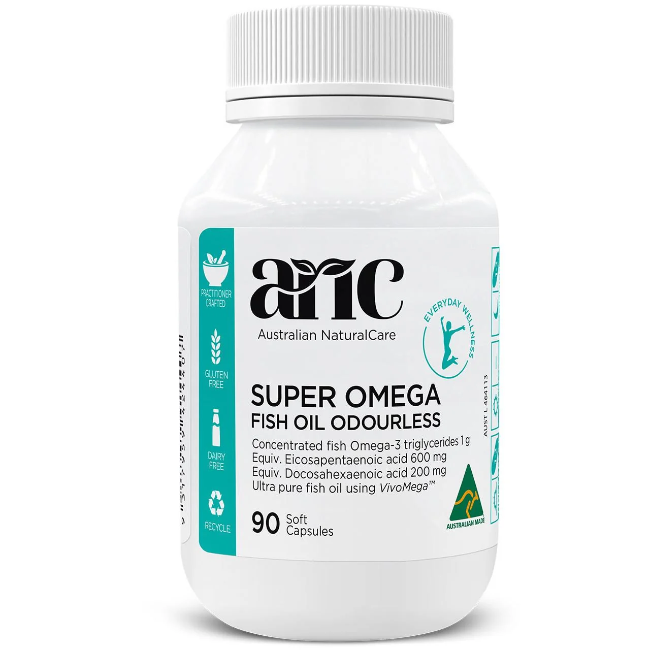 Image of Super Omega Fish Oil Odourless 90 caps