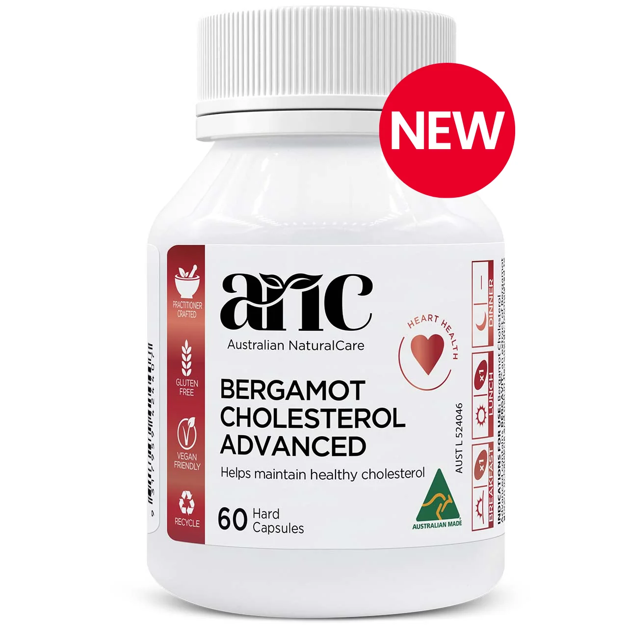 Image of Bergamot Cholesterol Advanced 60 Hard Capsules