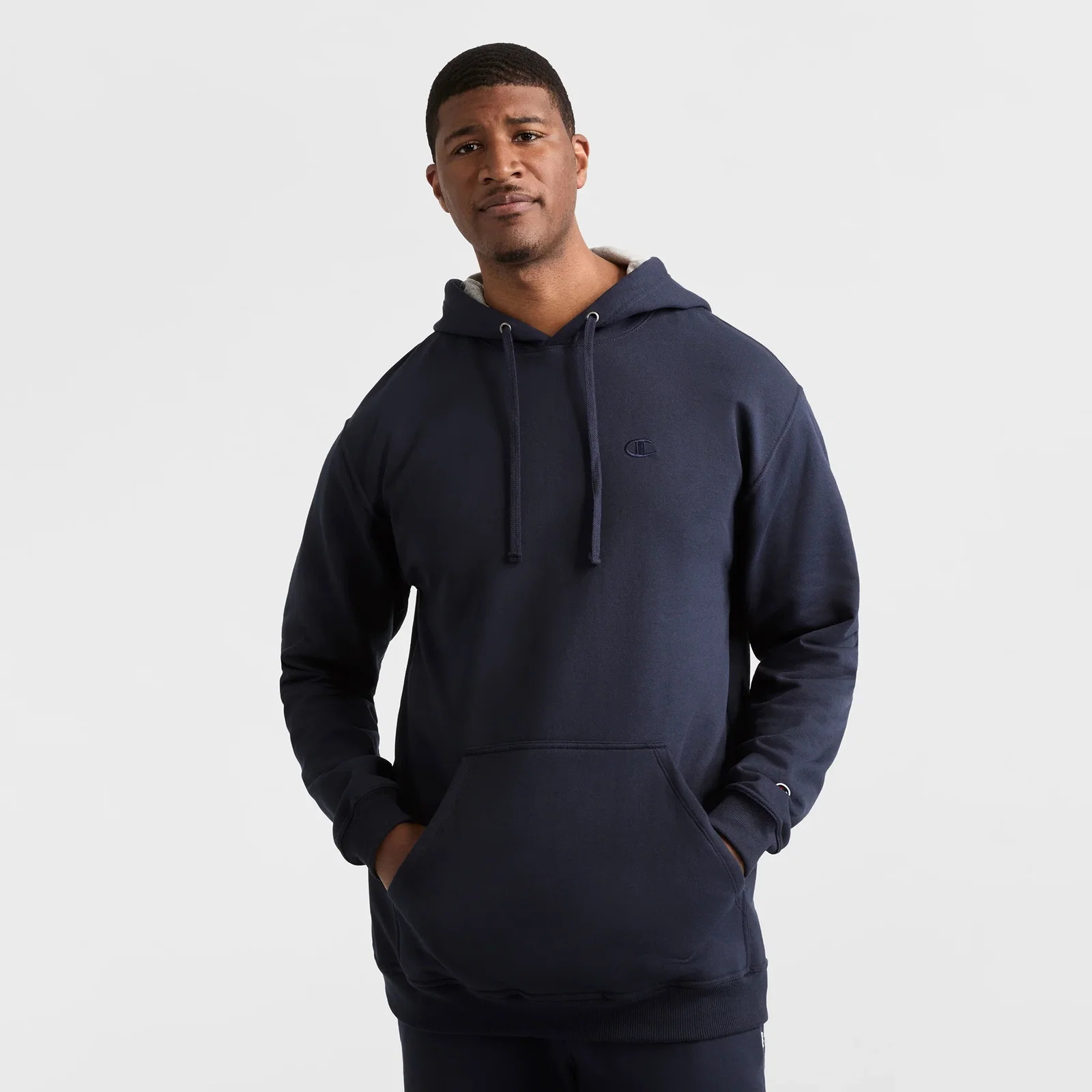Image of Powerblend Hoodie, C Logo - Big & Tall