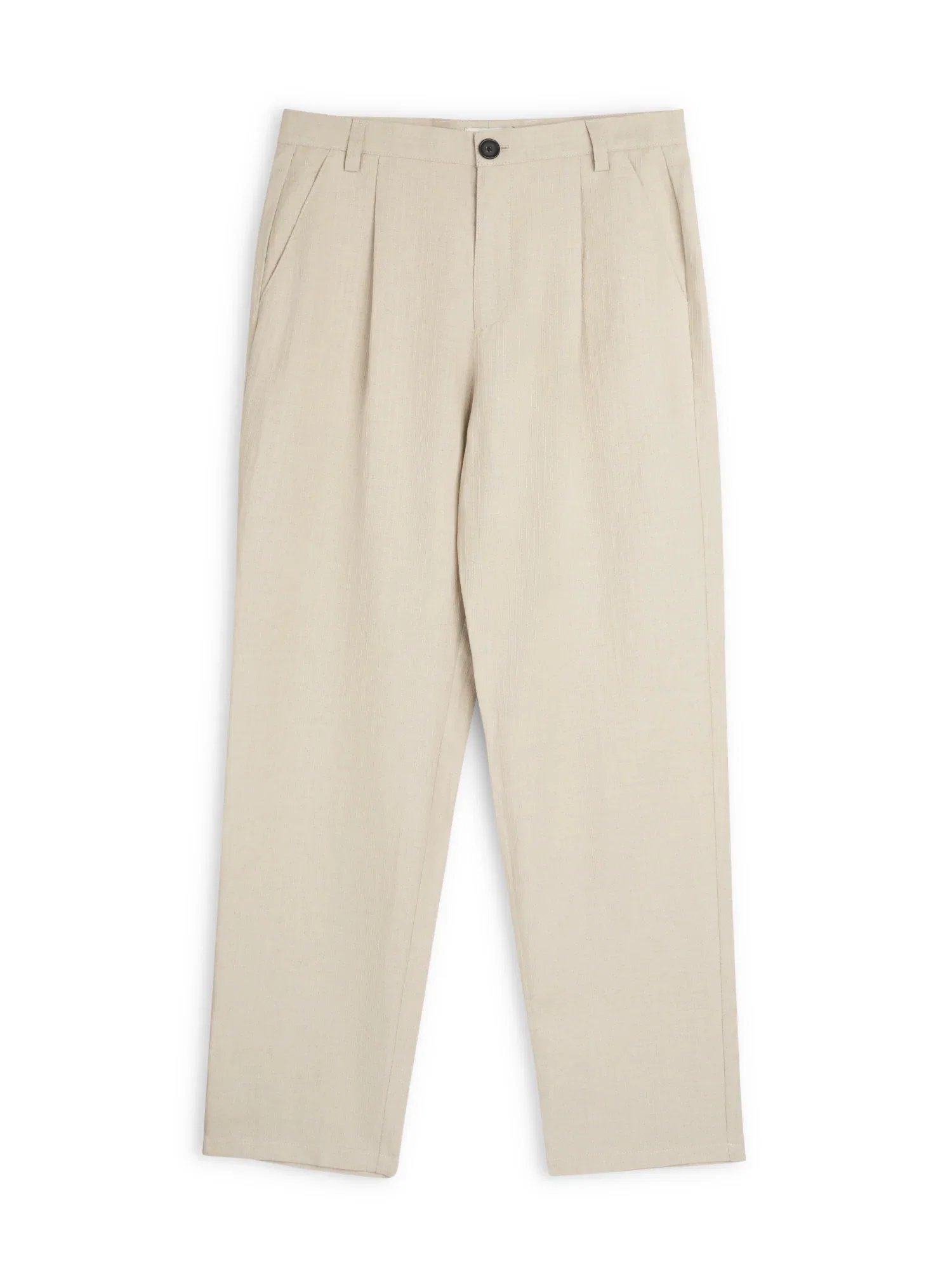 Image of Morton Pleated Trousers Wilkes Sand