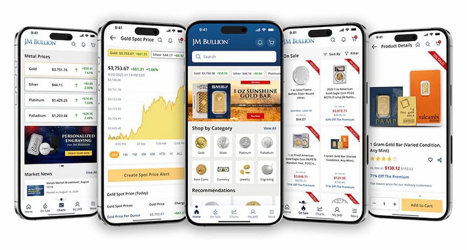 The All-New JM Bullion Mobile App