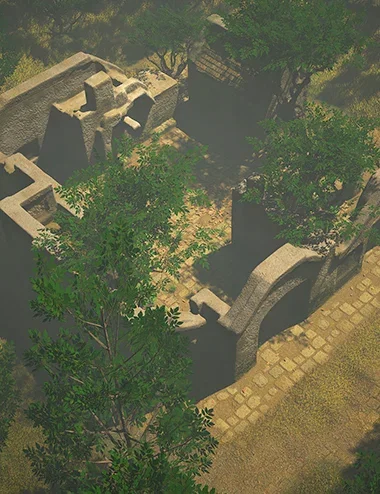 Celtic Ruins Diorama