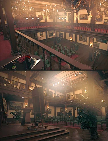 Polish Private Auction House Scene