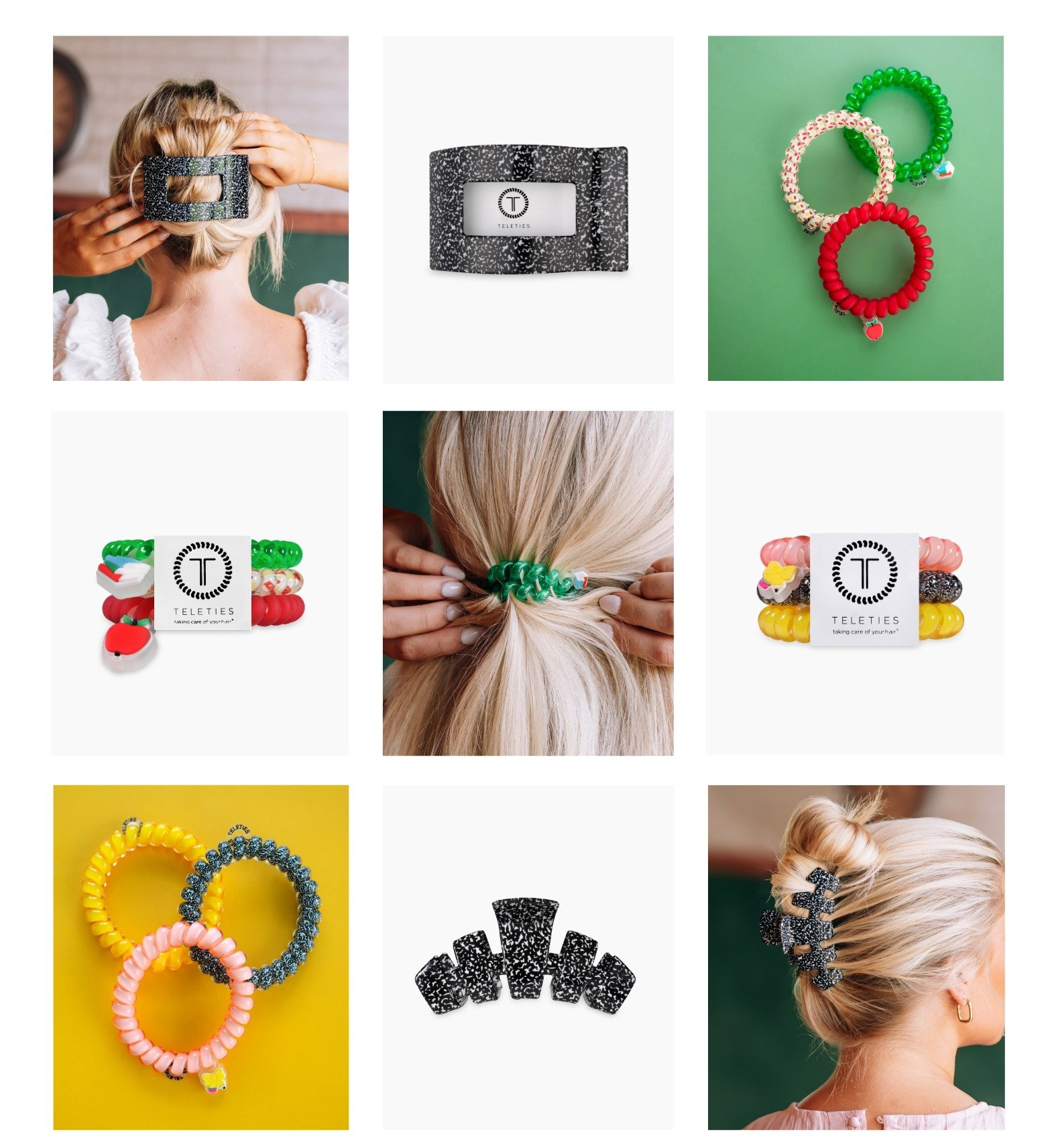 TELETIES Back to School Hair Accessories