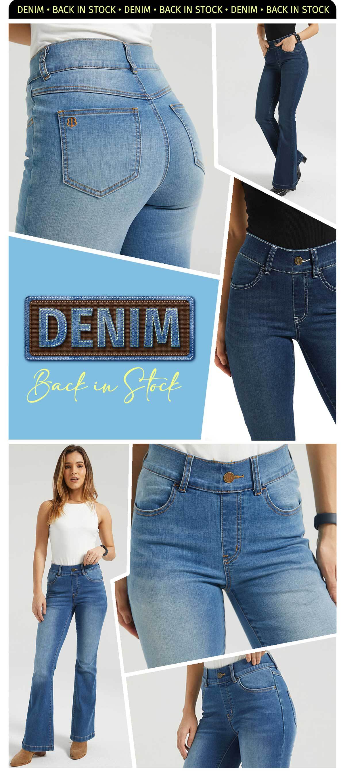 BACK IN STOCK DENIM 