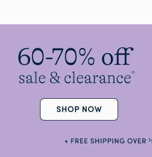 60-70% off sale & clearance