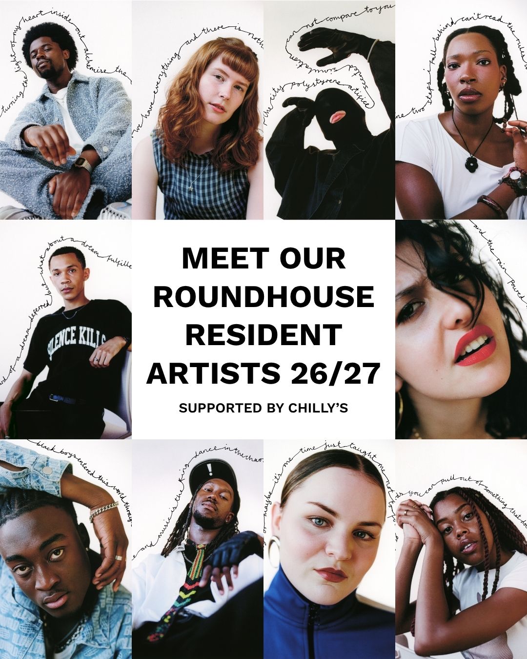 Meet the Roundhouse Resident Artists 26/27