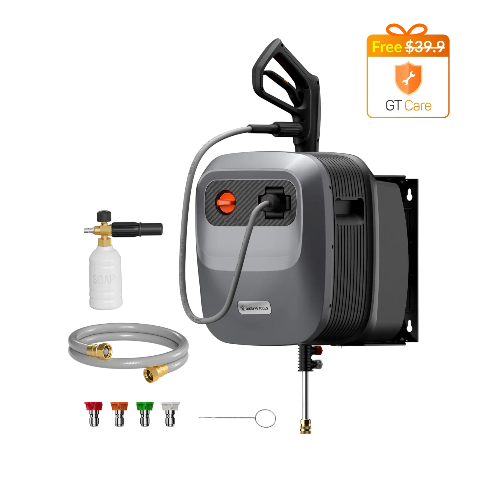 Grandfalls Retractable Pressure Washer G20 - Ultra-Soft Hose