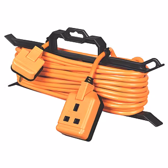 Masterplug 13A 1-Gang Unswitched  Extension Lead  15m