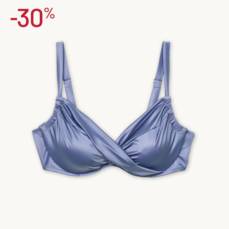Reggiseno Con Ferretto Incrociato Glossy