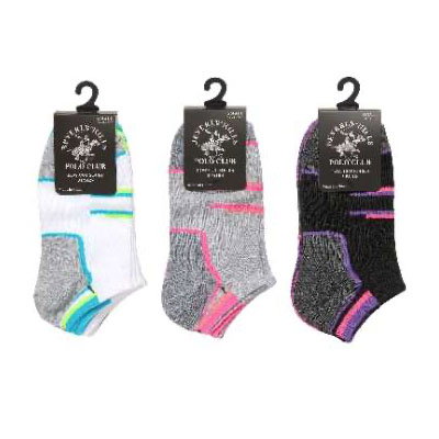 BHPC Fashion Assorted Low Cut Socks - 3 Pack, Assorted Colors