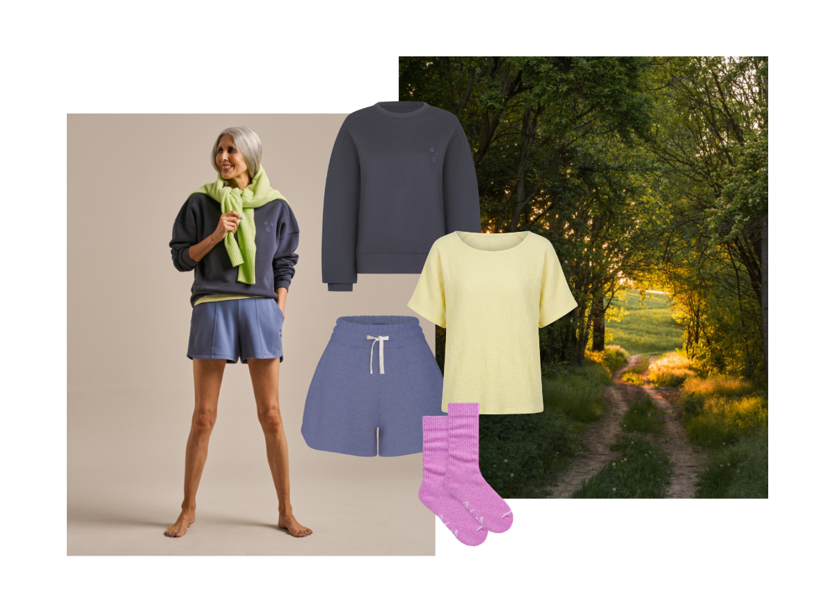 Golden hour strolls. Shop now.
