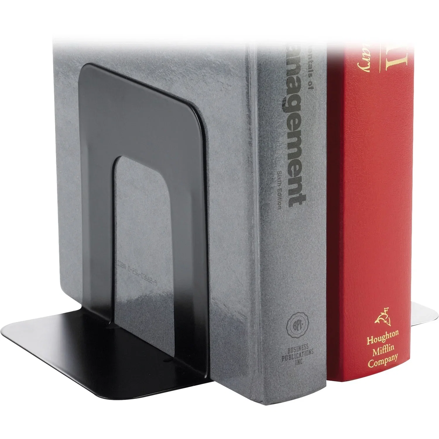 Image of Business Source Bookends, Standard, Steel, 4-3/4