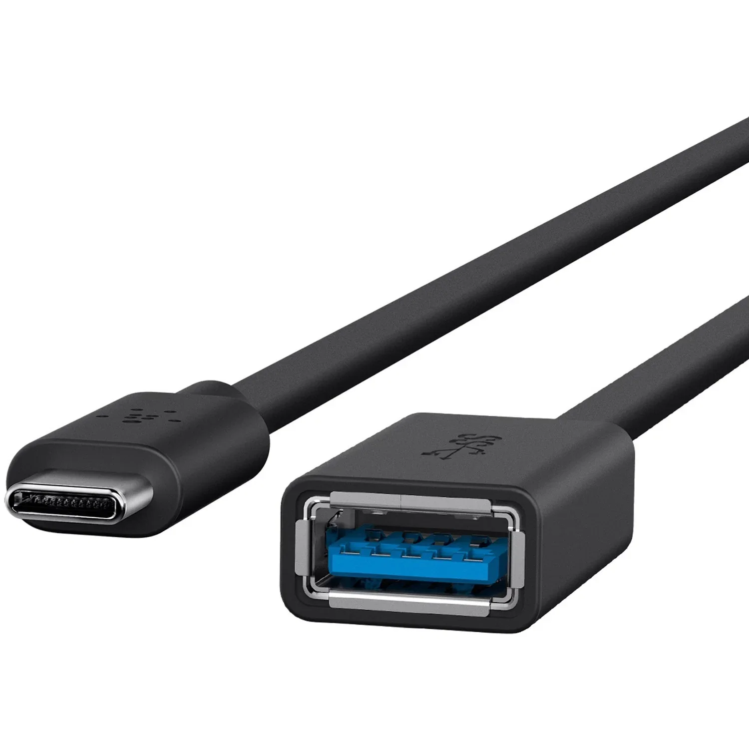 Image of Belkin® 3.0 USB-C TO USB-A ADAPTER USB TYPE-C BAG & LABEL (BLKB2B150BLK)