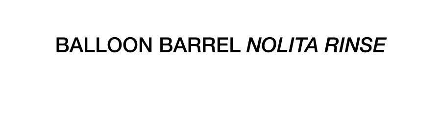 Balloon Barrel Jean - Nolita Rinse