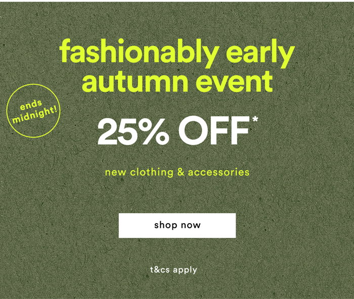25% OFF*
