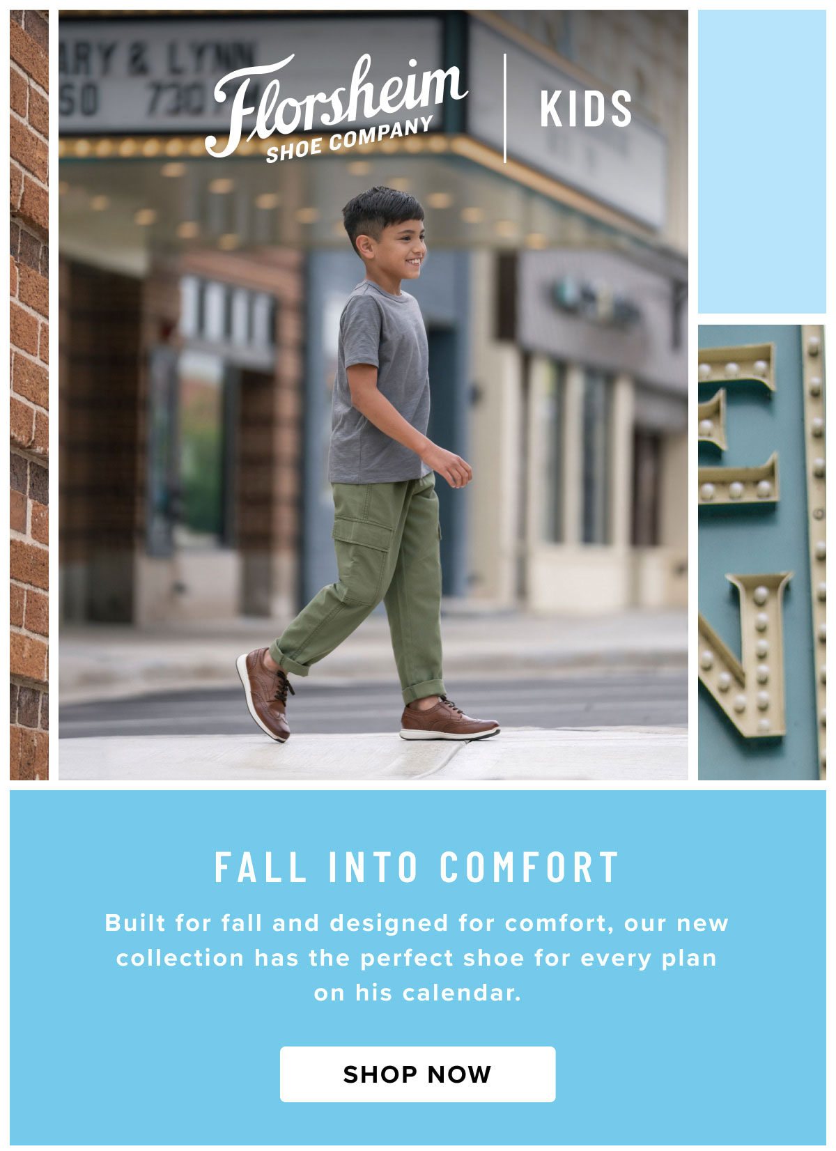 Fall into comfort - Our new collection has the perfect shoe for every plan on his calendar.