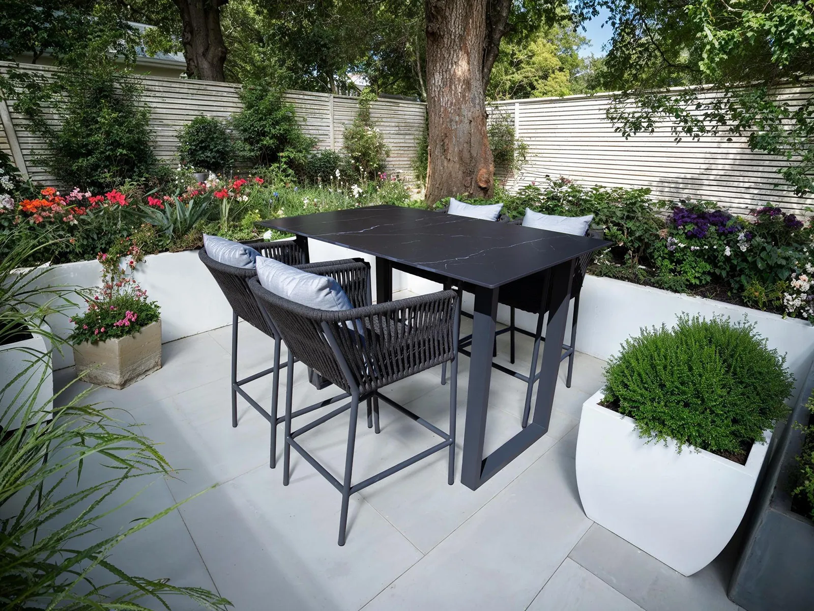 Image of Aruba 4 Chair Bar Dining Set | July Offer