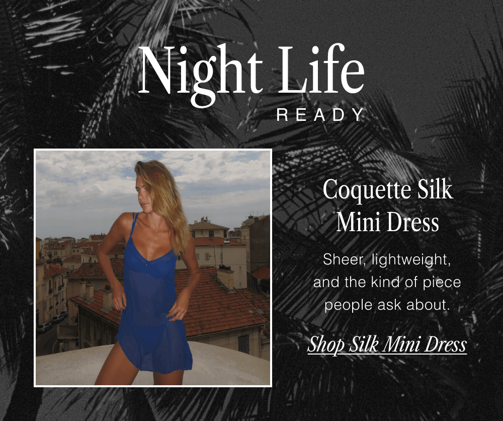 Coquette Silk Mini Dress