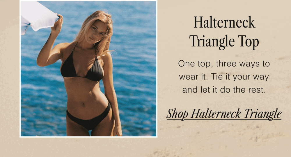 Halterneck Triangle Top