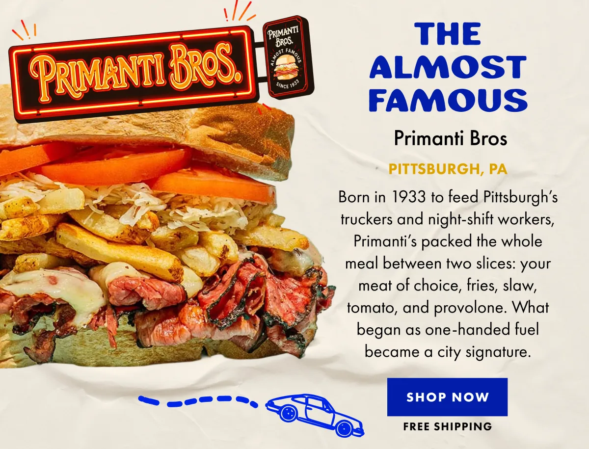 Primanti Bros Pastrami Sandwich