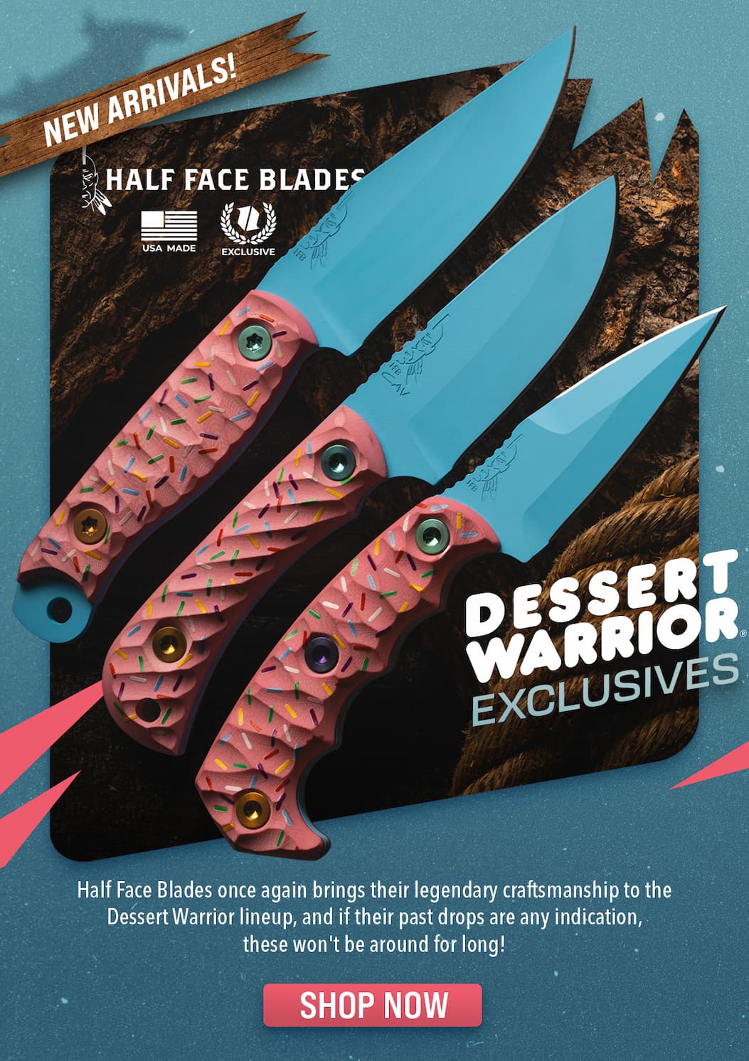 Half Face Blades Dessert Warrior Exclusives
