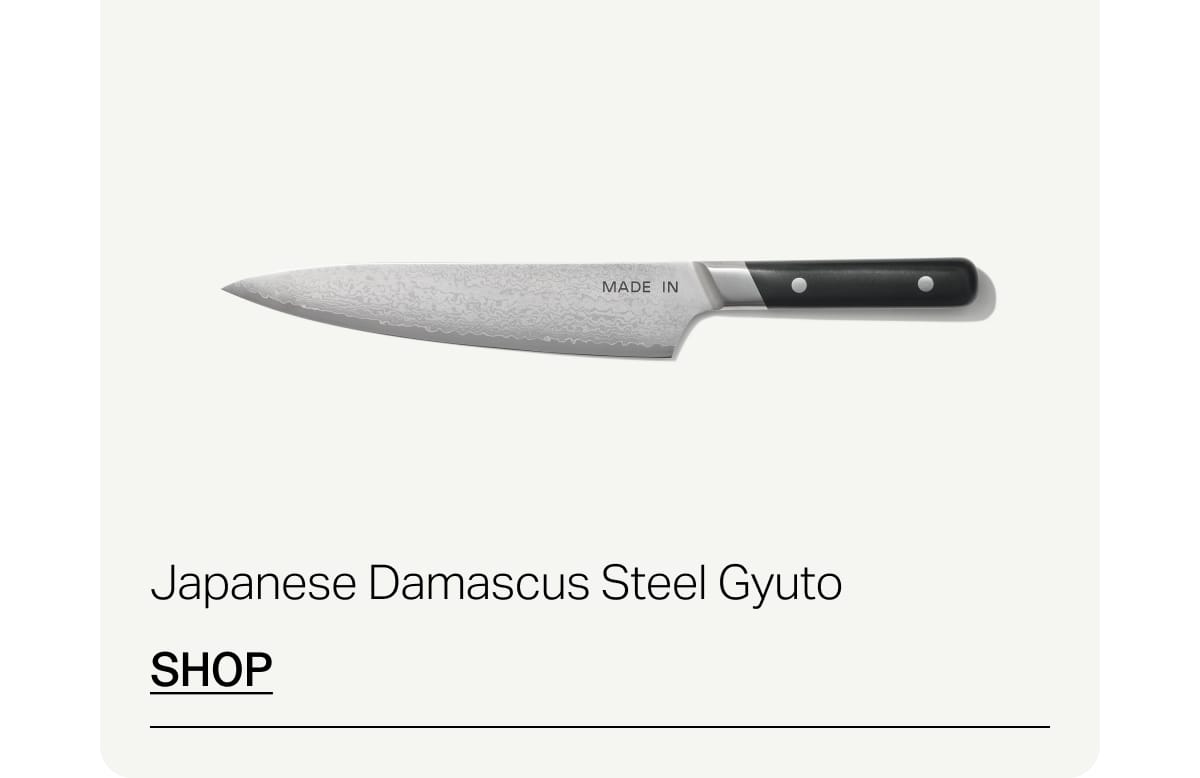 Japanese Damascus Steel Gyuto. Shop