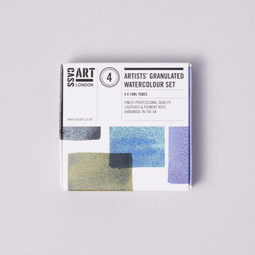 Cass Art Artists' Granulated Watercolour 14ml Assorted Colours Set of 4