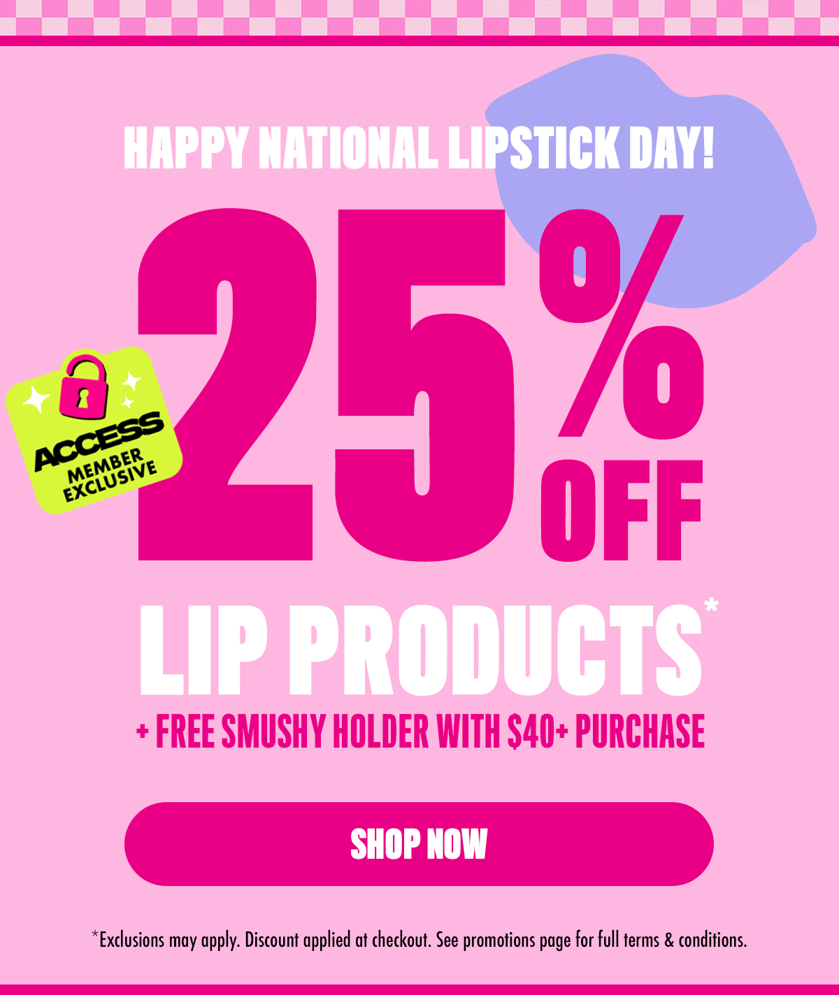 HAPPY NATIONAL LIPSTICK DAY!