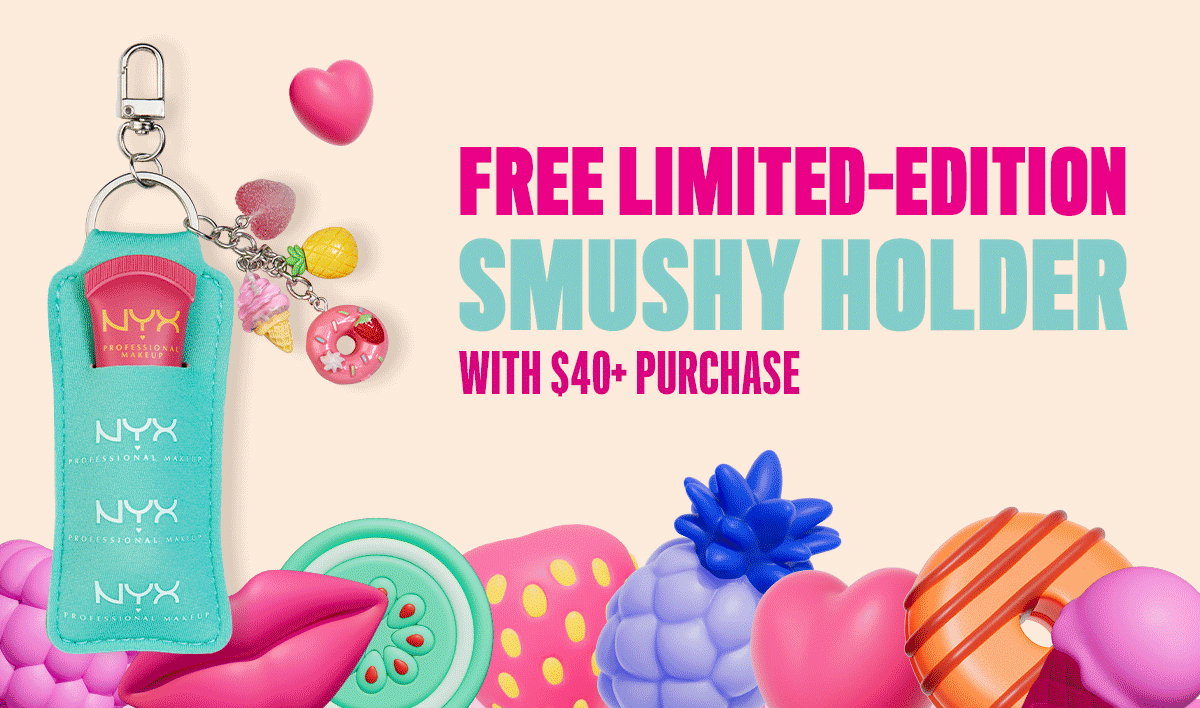 FREE LIMITED-EDITION SMUSHY HOLDER WITH $40+ PURCHASE