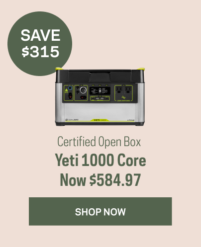 Yeti 1000 Core Open Box 