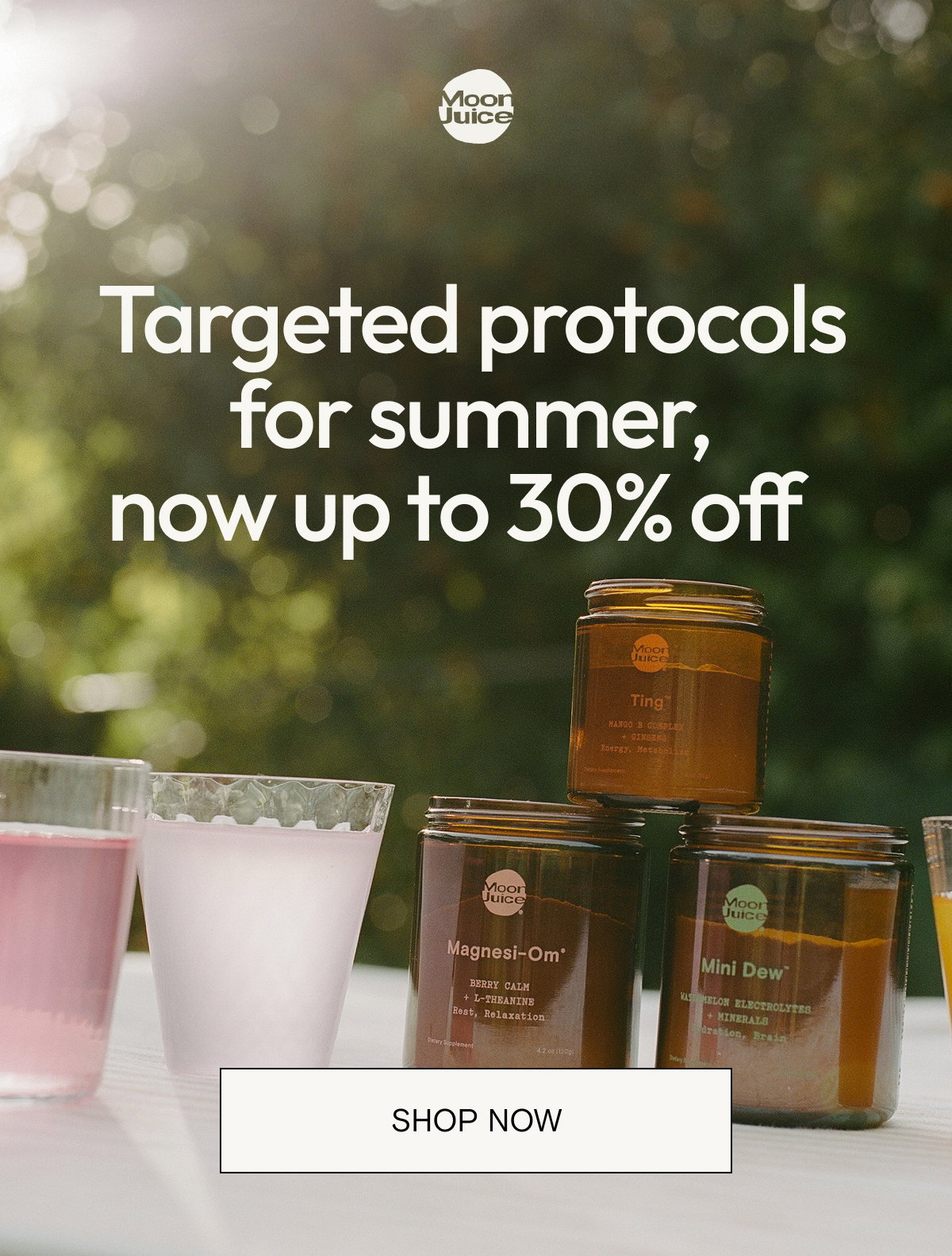 Targeted protocols for summer, now up to 30% off. Shop now.