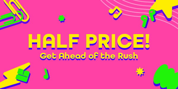 Up to 50% off your school prep haul🎒✨