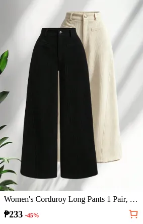 Women s Corduroy Long Pants 1 Pair...