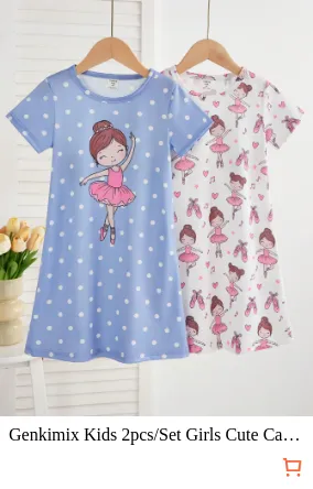 Genkimix Kids 2pcs/Set Girls Cute...