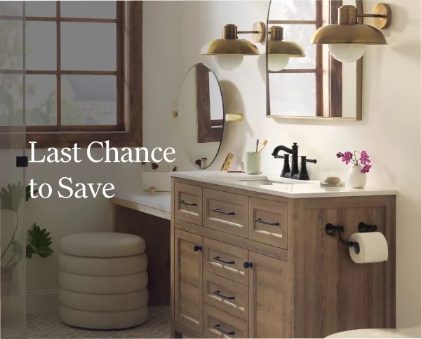 Last Chance to Save If it's been on your list, now's the time to buy. Up to 25% off select kitchen, bath, filtration, and leak protection products ends July 30. Shop Now