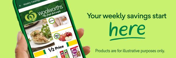 Catalogue - Your weekly savings start here - Products are for illustrative purposes only.