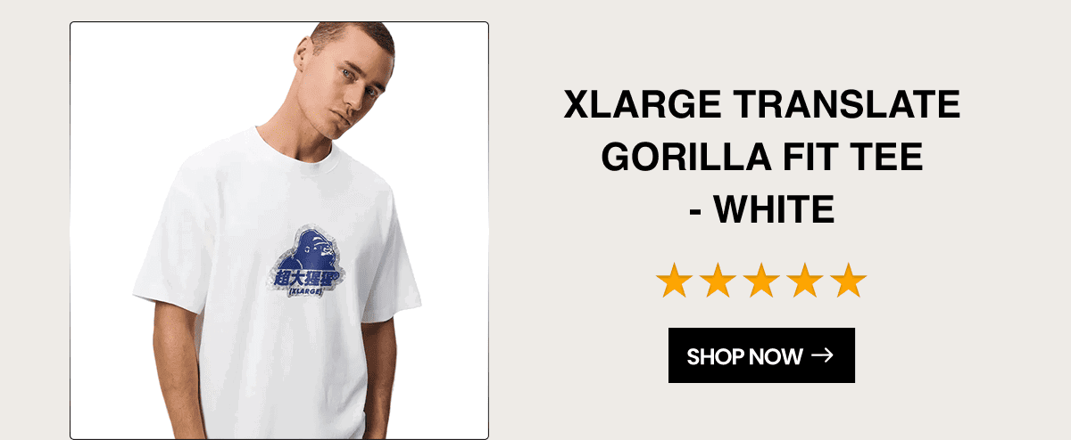 XLarge Translate Gorilla Fit Tee - White