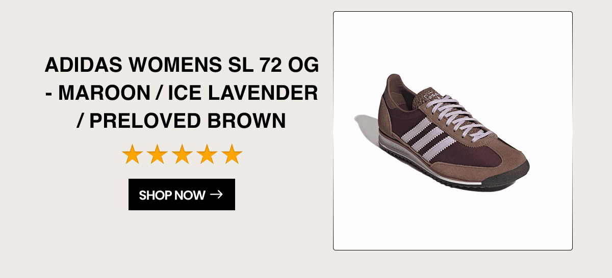Adidas Womens SL 72 OG - Maroon / Ice Lavender / Preloved Brown